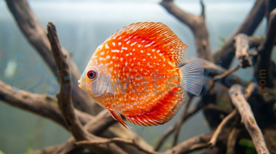 Pigeon Blood Snakeskin Discus