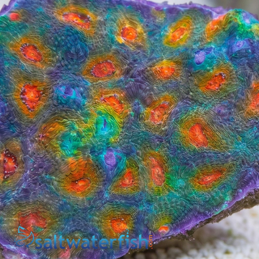 Acan Echinata: Orange w/ Red Eye - Australia Aquacultured