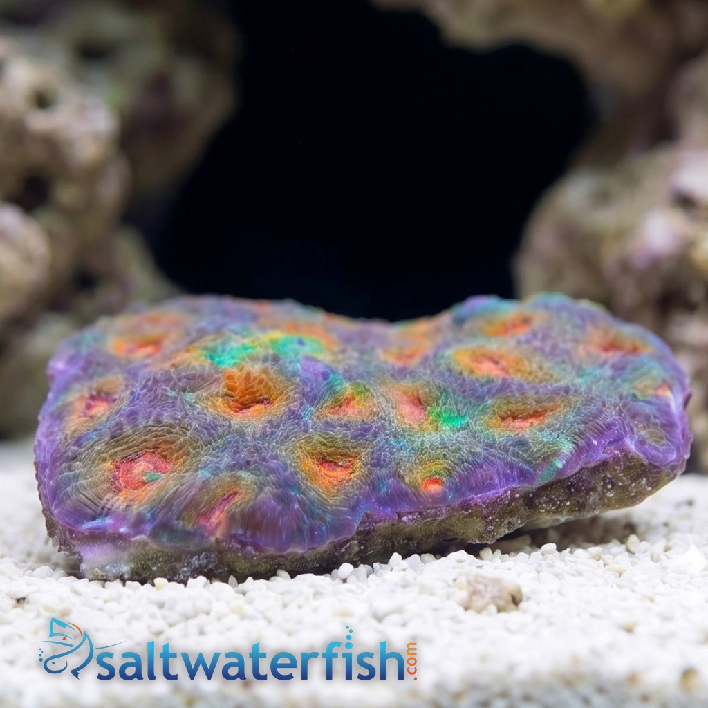 Acan Echinata: Orange w/ Red Eye - Australia Aquacultured