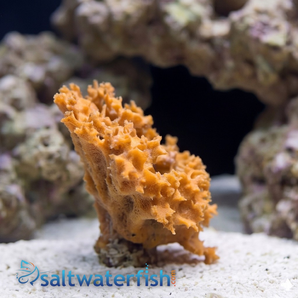 Honeycomb Sponge: Orange