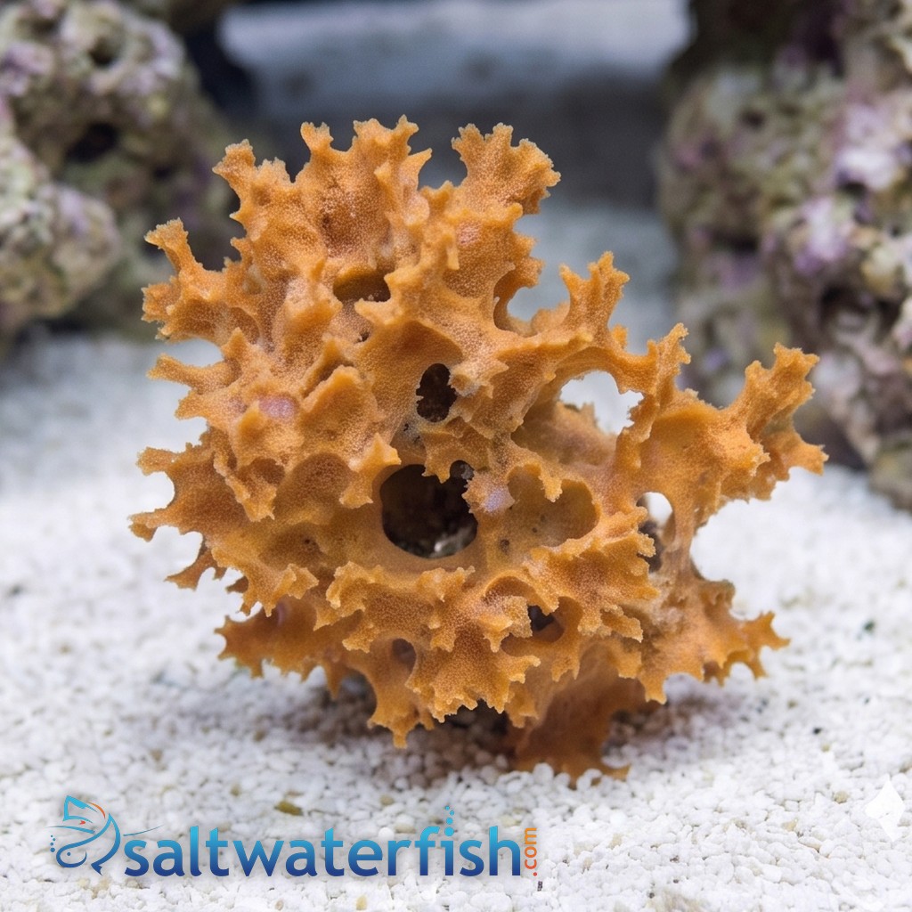 Honeycomb Sponge: Orange