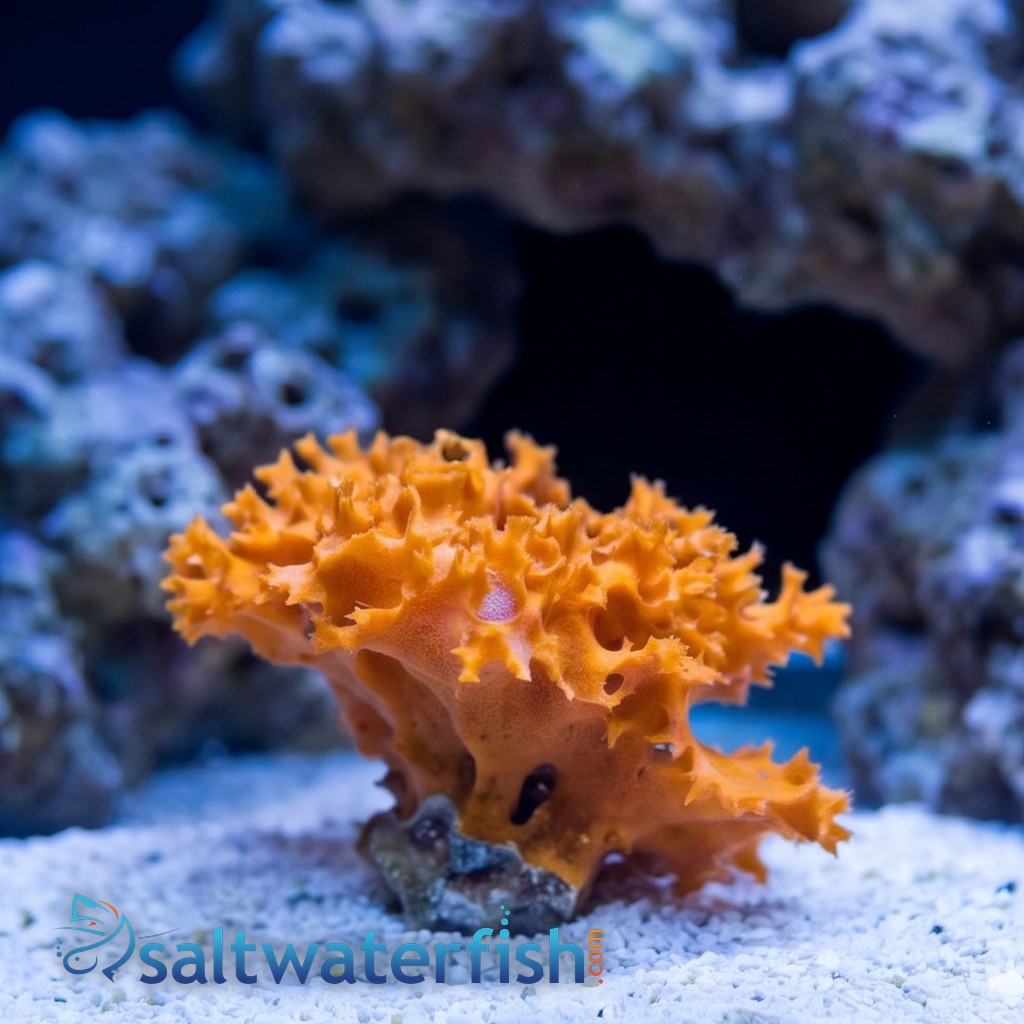 Honeycomb Sponge: Orange