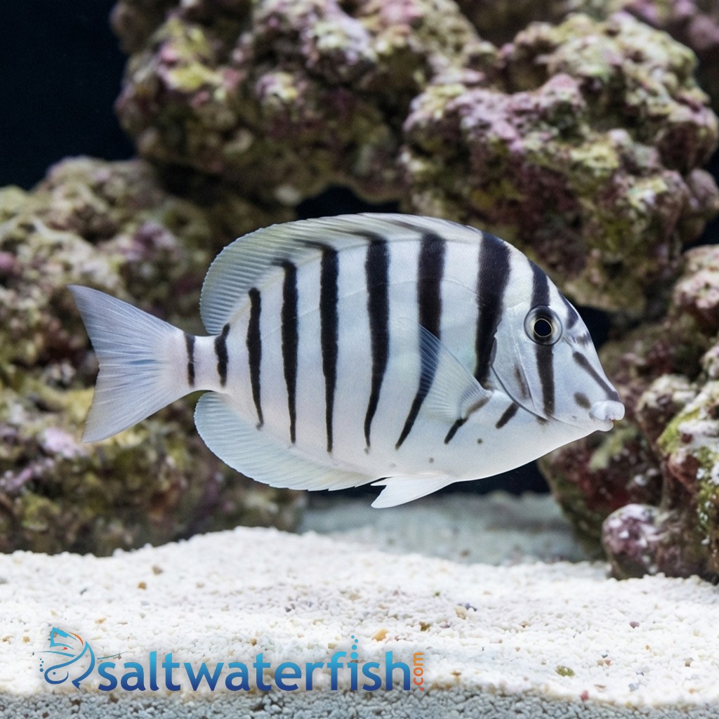 Black-Barred Zebra Tang - Red Sea
