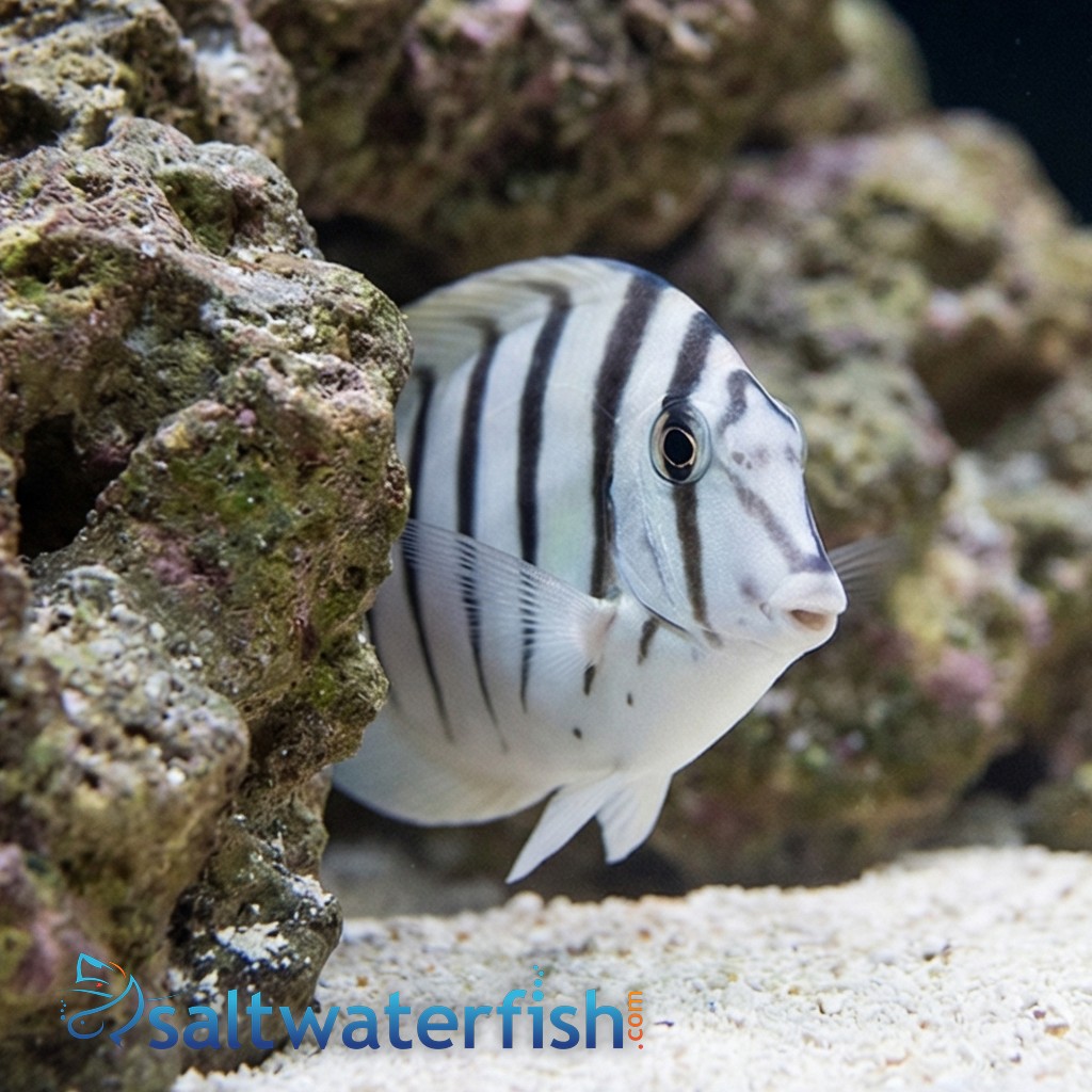 Black-Barred Zebra Tang - Red Sea