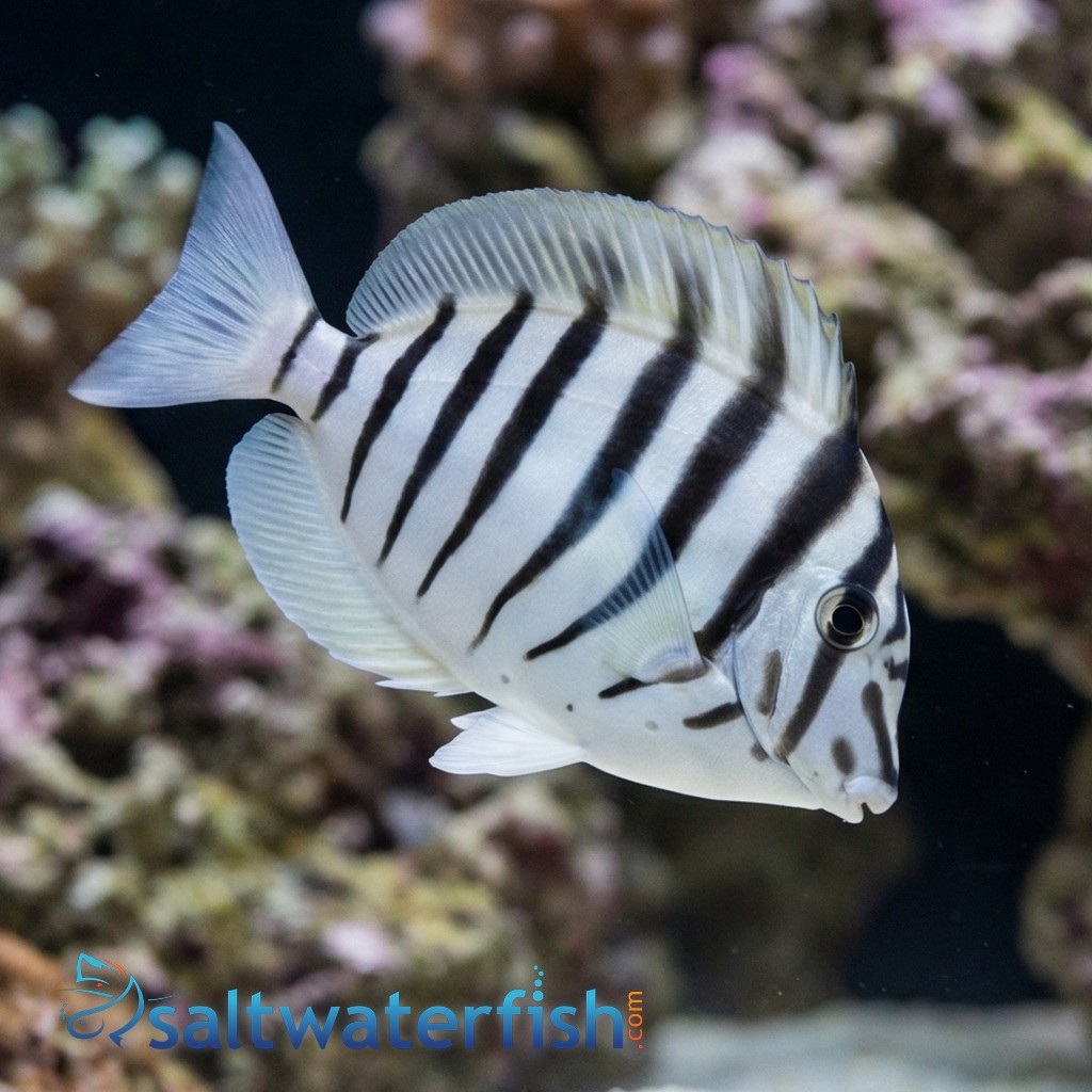 Black-Barred Zebra Tang - Red Sea