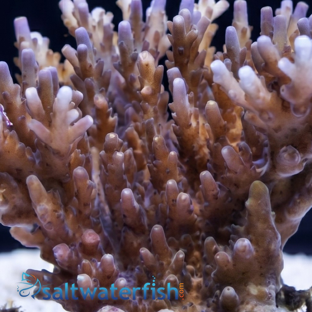 Acropora Efflorescens Purple Coral - Aquacultured