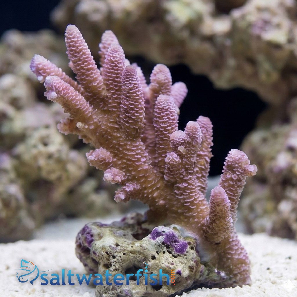 Acropora Millepora Coral : Pink Solomon Islands