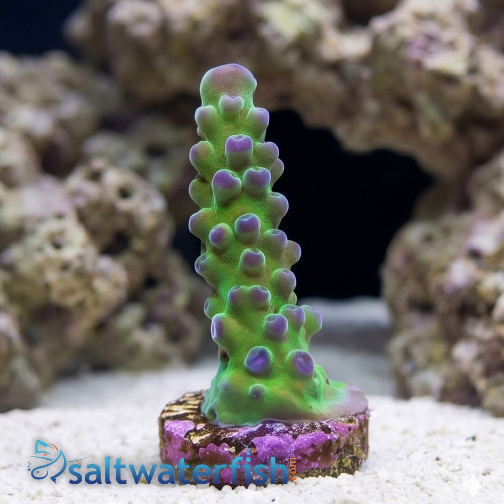 Acropora Austera: Yellow Tip - Aquacultured
