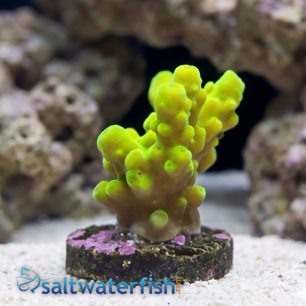 Acropora Austera: Green - Aquacultured