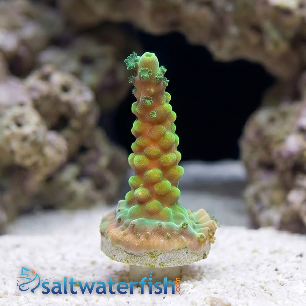 Acropora Austera: Yellow - Aquacultured