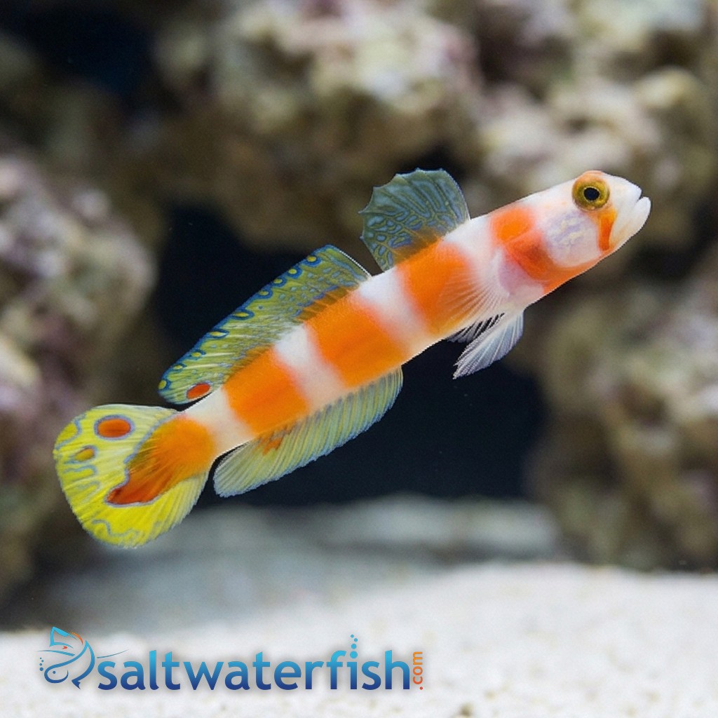 Orange Banded Prawn Goby