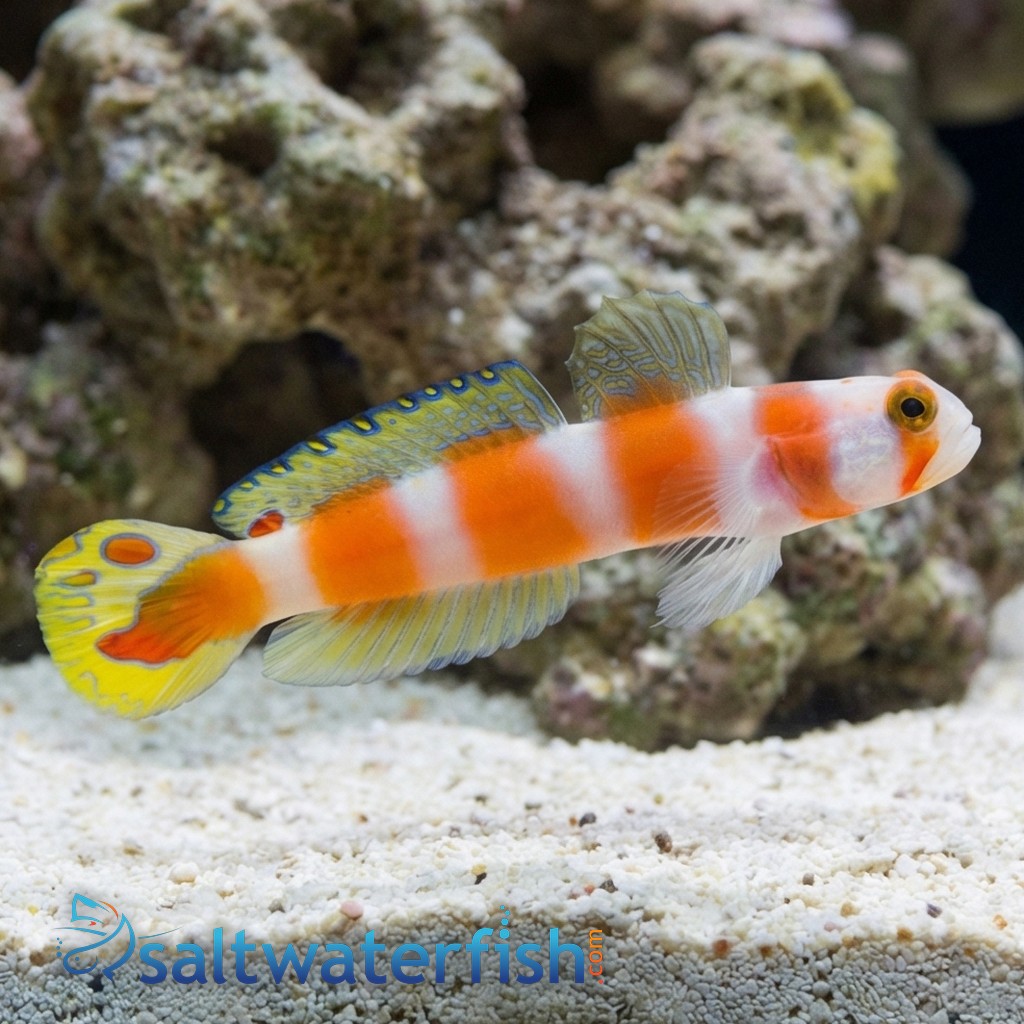 Orange Banded Prawn Goby