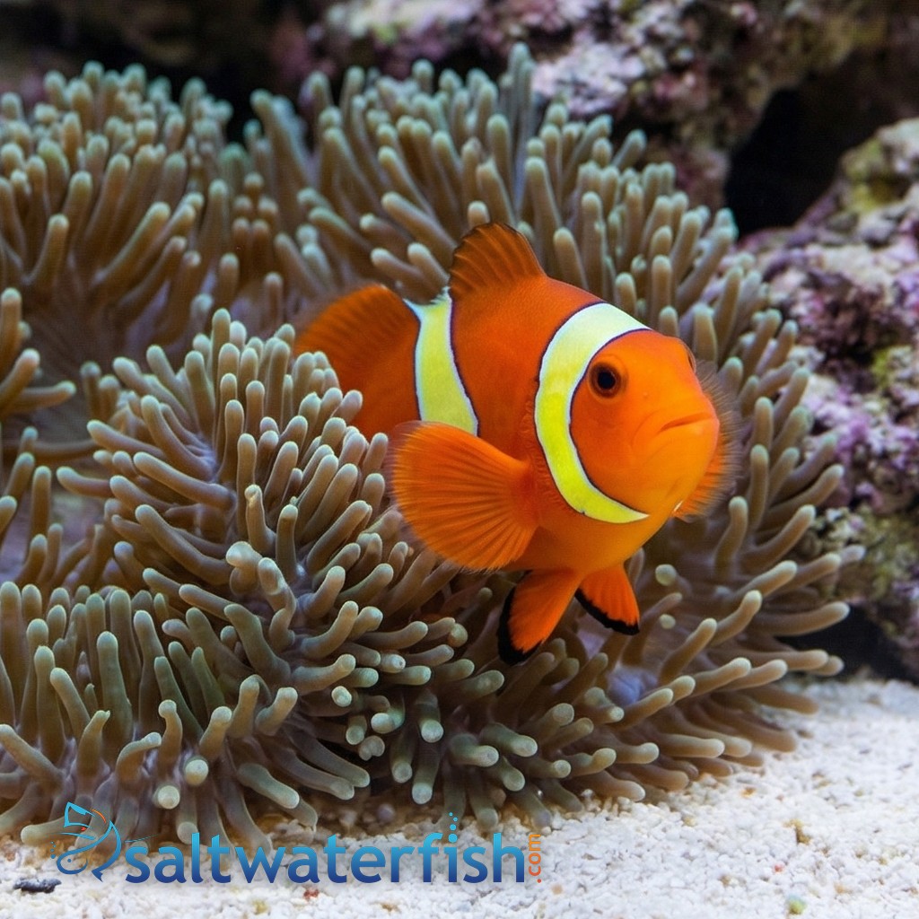 Maroon Clownfish: Yellow Stripe - South Asia
