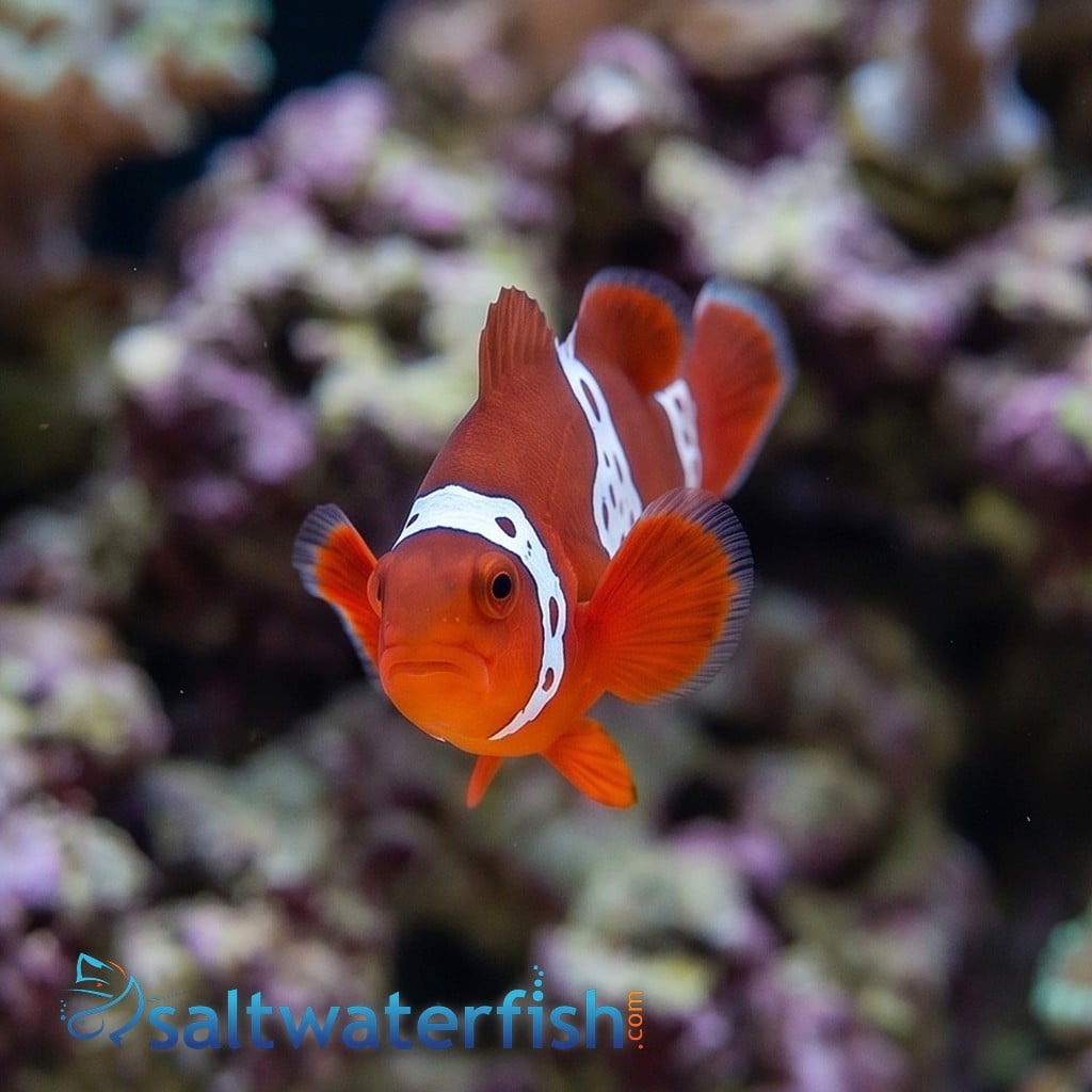 Thunder Maroon Clownfish - Captive Bred