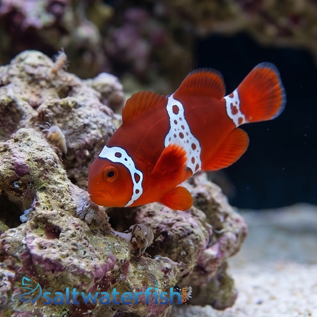 Thunder Maroon Clownfish - Captive Bred