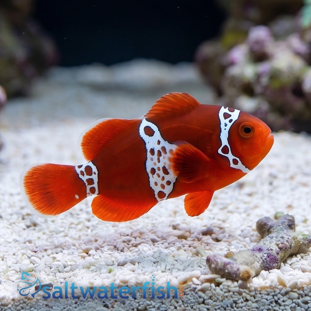 Thunder Maroon Clownfish - Captive Bred