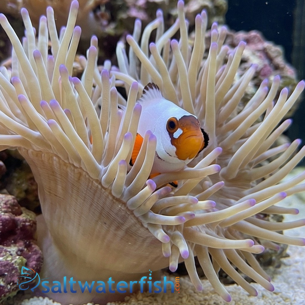 Gold Nugget Maroon Clownfish - Captive Bred