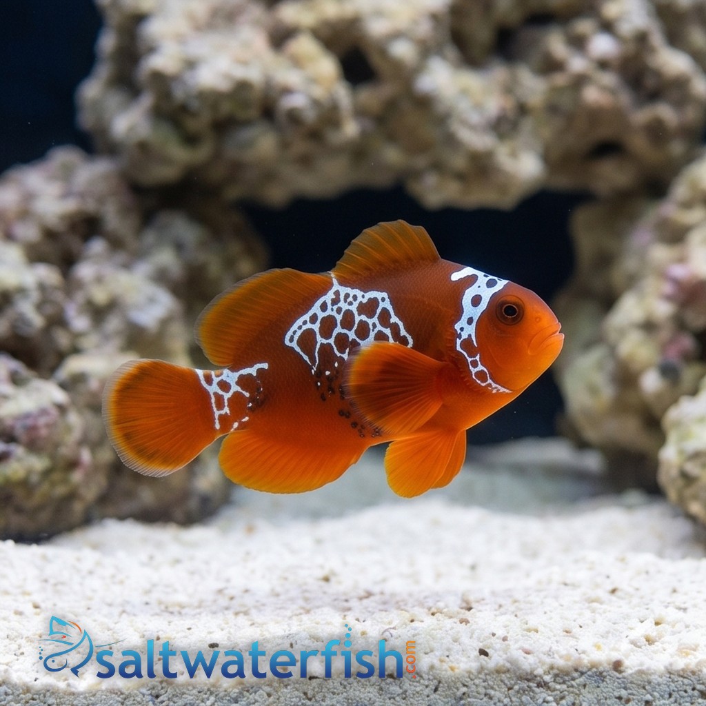 Lightning Maroon Clownfish - Aquacultured