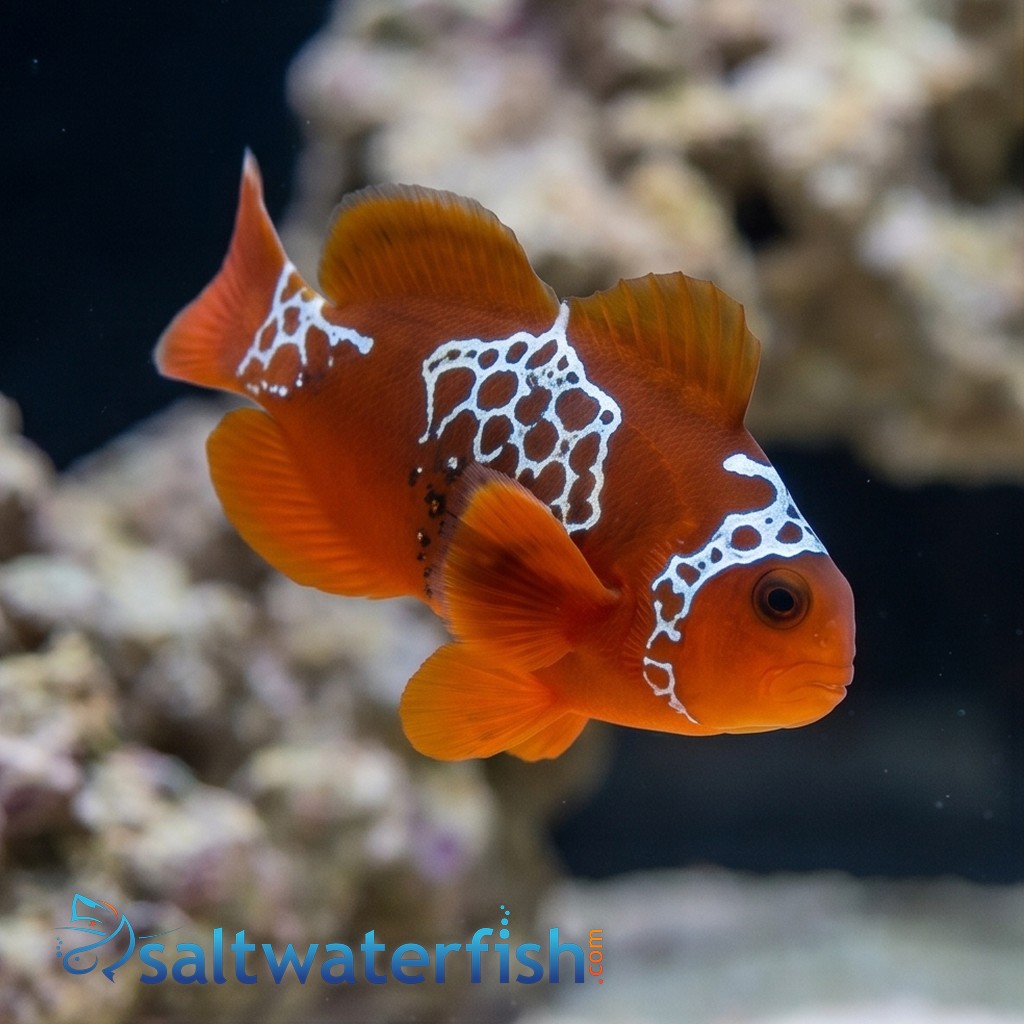 Lightning Maroon Clownfish - Aquacultured