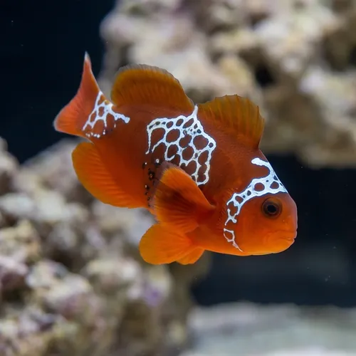 Lightning Maroon Clownfish - Aquacultured