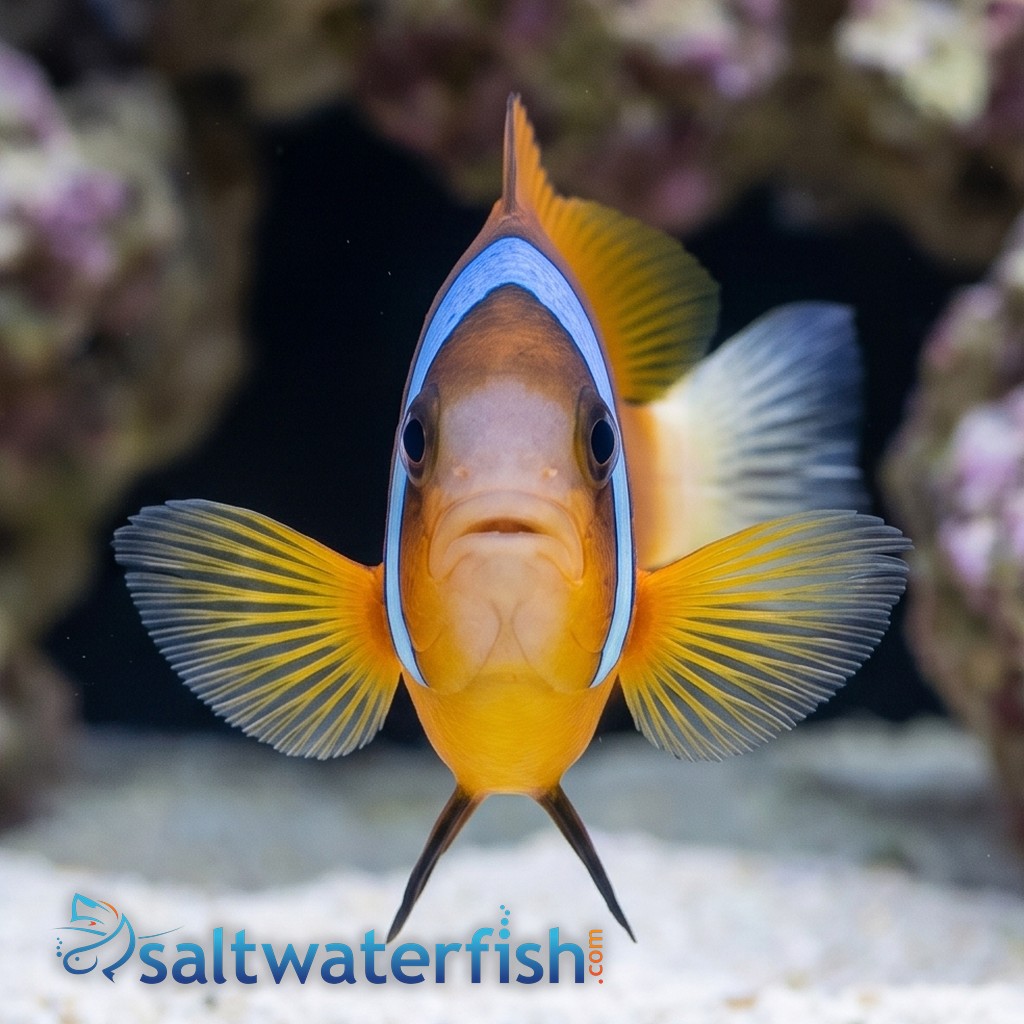 Blue Stripe Clownfish: Bonded Pair