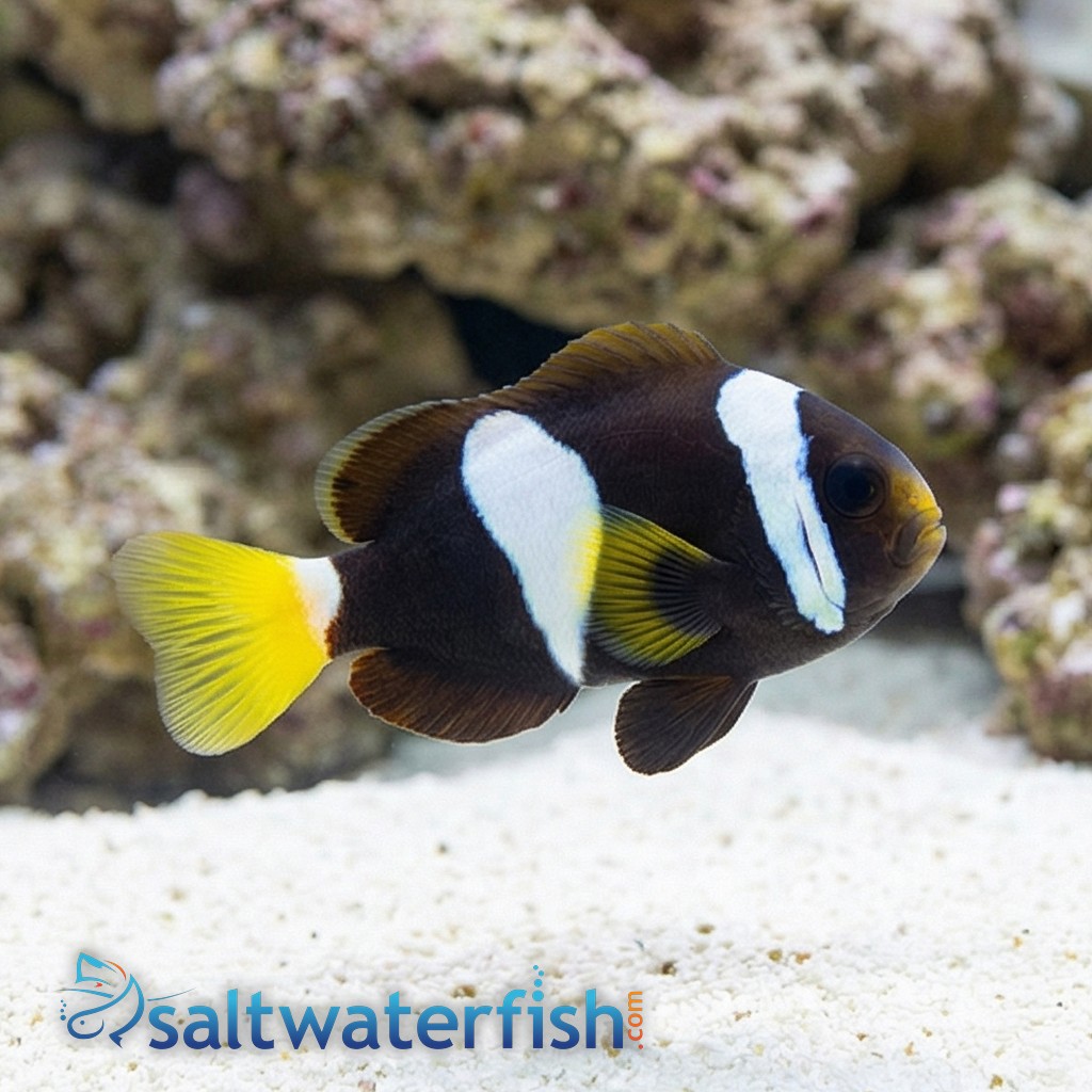 Black Clarkii Clownfish : Juvenile - Captive Bred - QM Labs