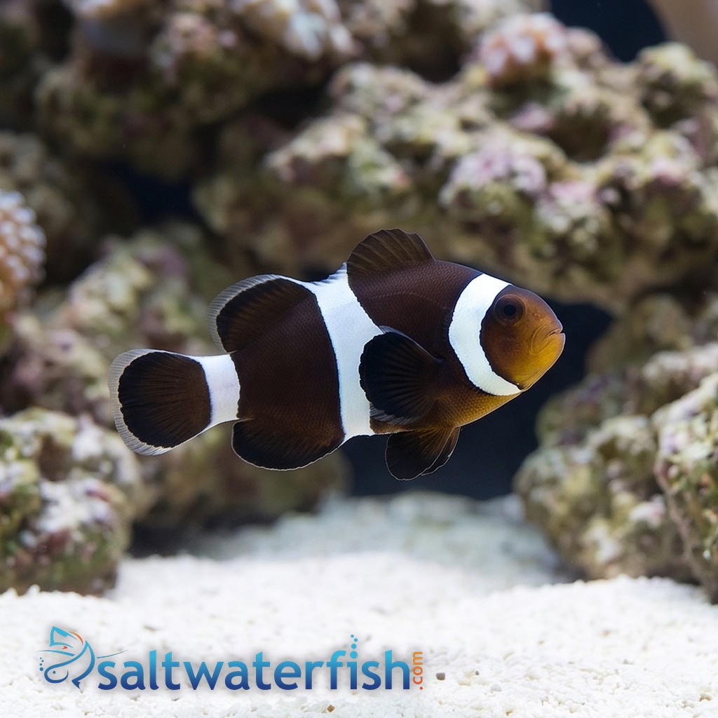 Mocha Ocellaris Clownfish - Captive Bred