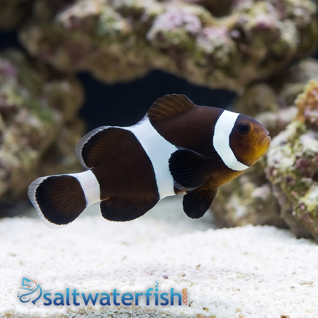 Mocha Ocellaris Clownfish - Captive Bred