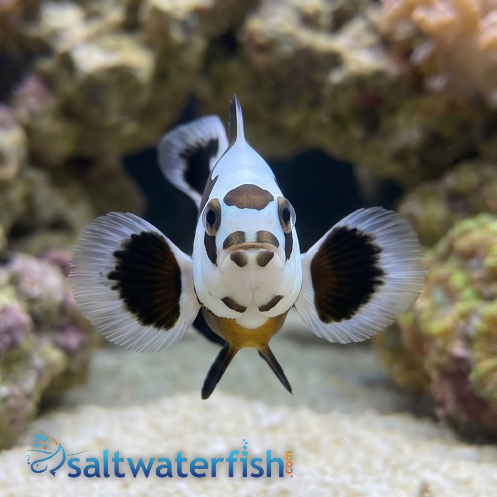 Longfin Mocha Storm Clownfish : Captive Bred
