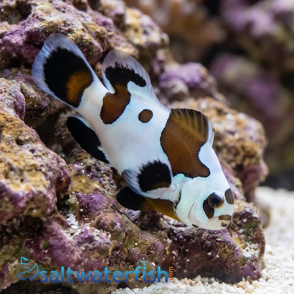 Longfin Mocha Storm Clownfish : Captive Bred