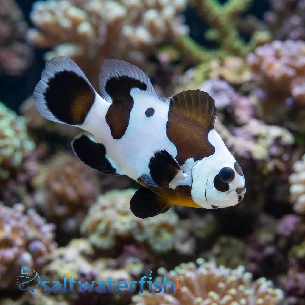 Longfin Mocha Storm Clownfish : Captive Bred