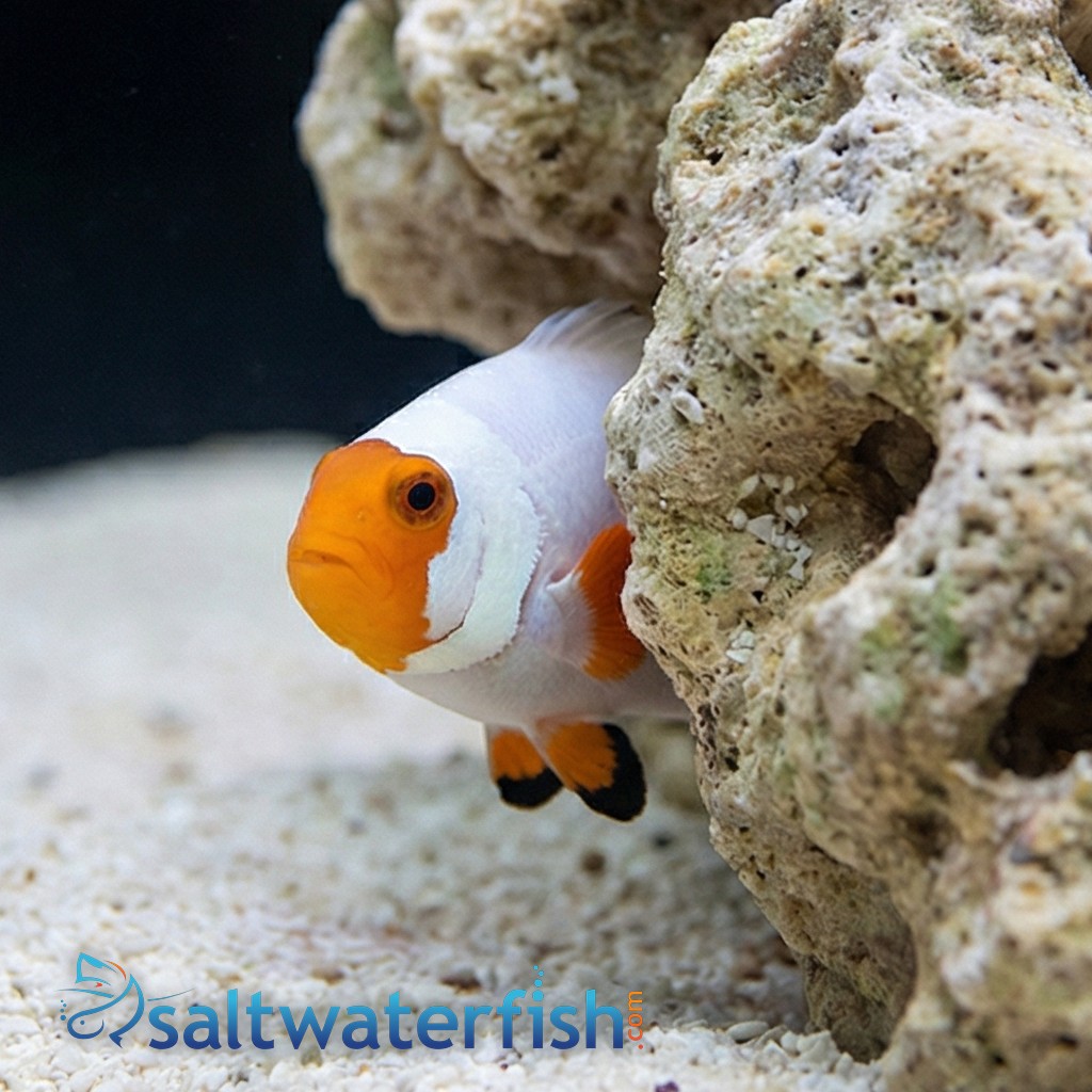 Tangerine Wyoming White Clownfish Captive-Bred