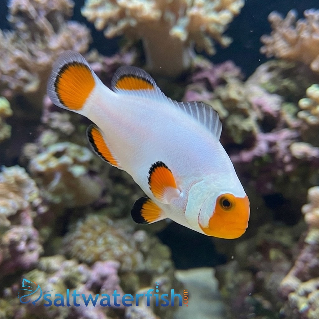 Tangerine Wyoming White Clownfish Captive-Bred