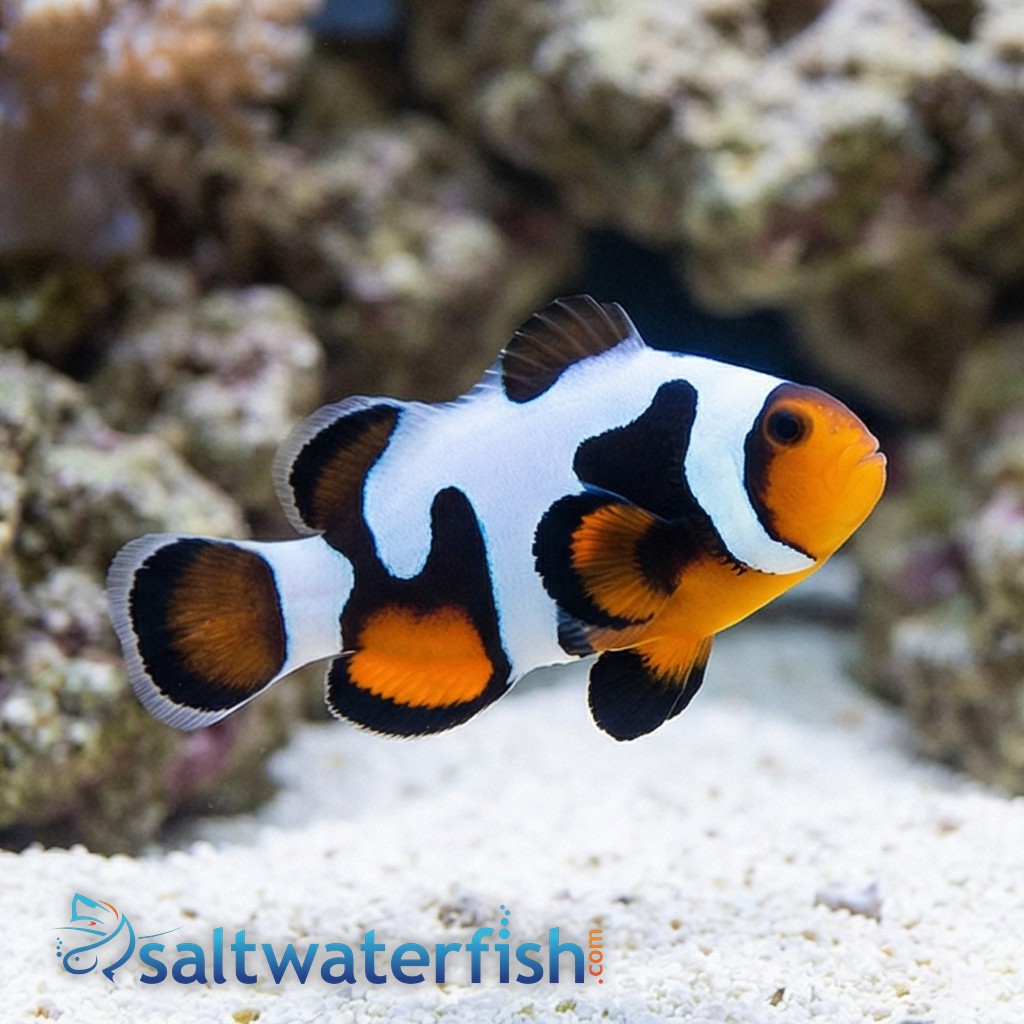 MochaVinci Ocellaris Clownfish: Grade A - Captive Bred