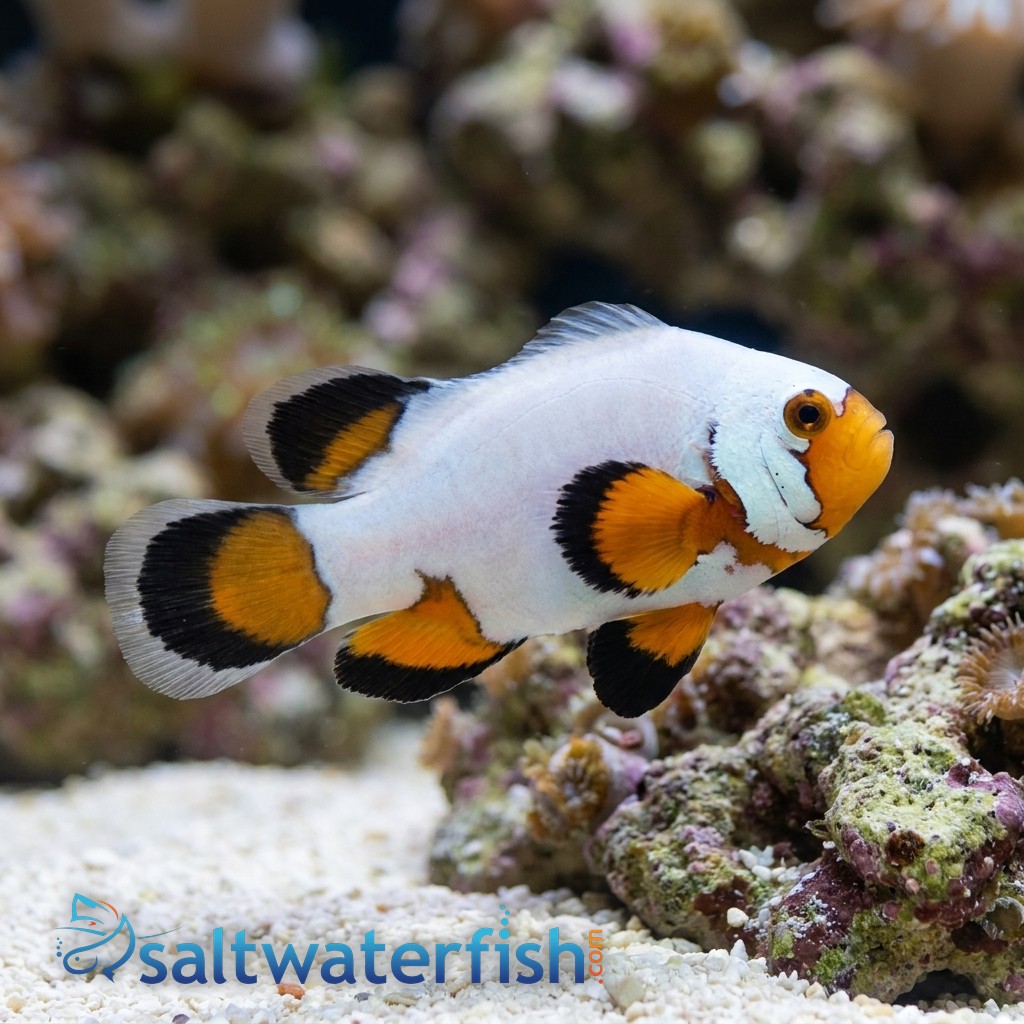 Longfin Flurry Snowflake Clownfish - Captive Bred