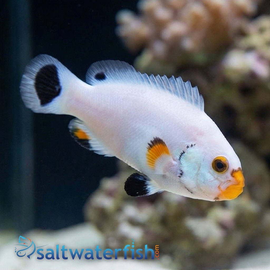 Platinum Ocellaris Clownfish - Captive Bred