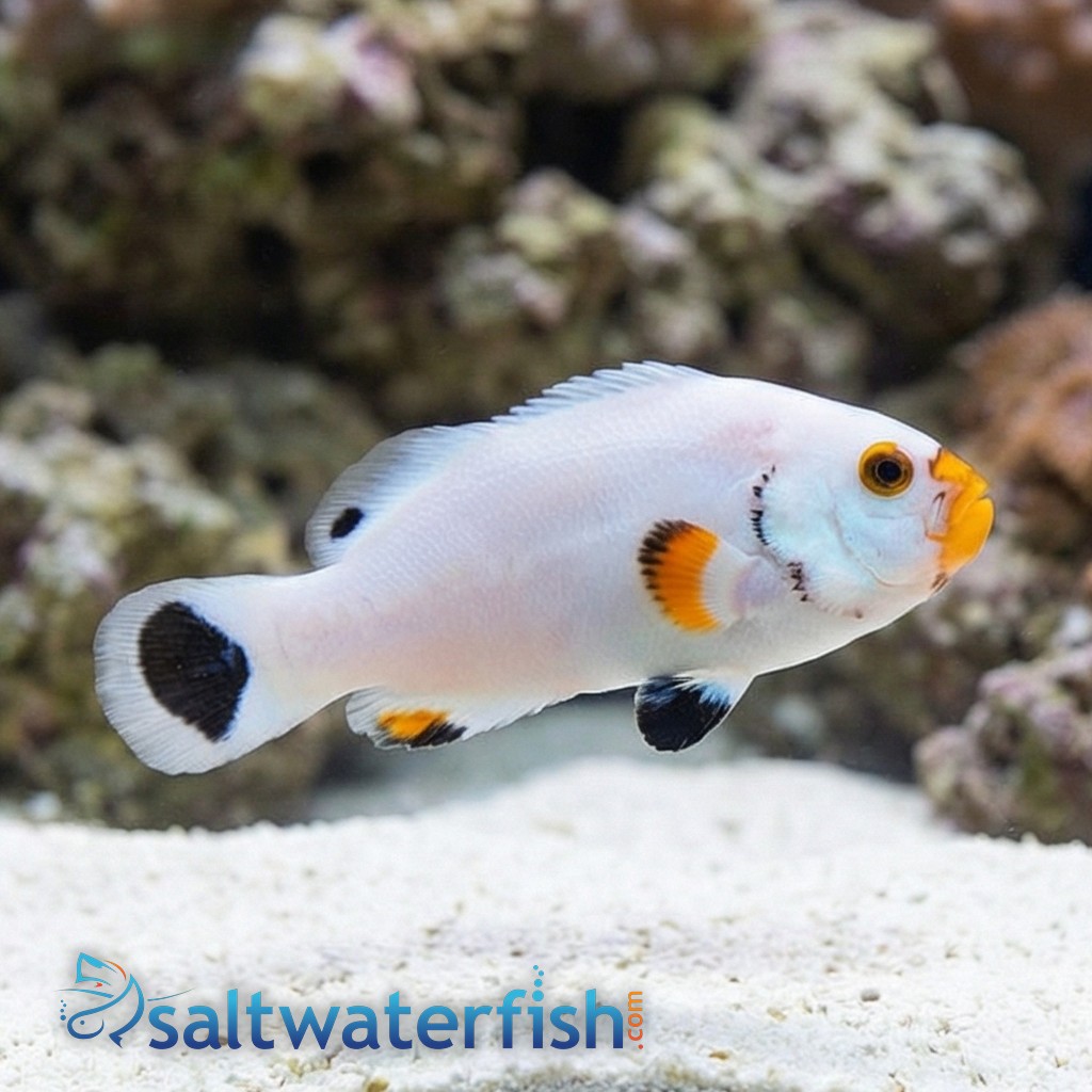 Platinum Ocellaris Clownfish - Captive Bred