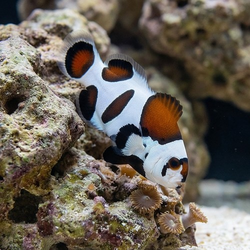 Mocha Storm Clownfish - Aquacultured