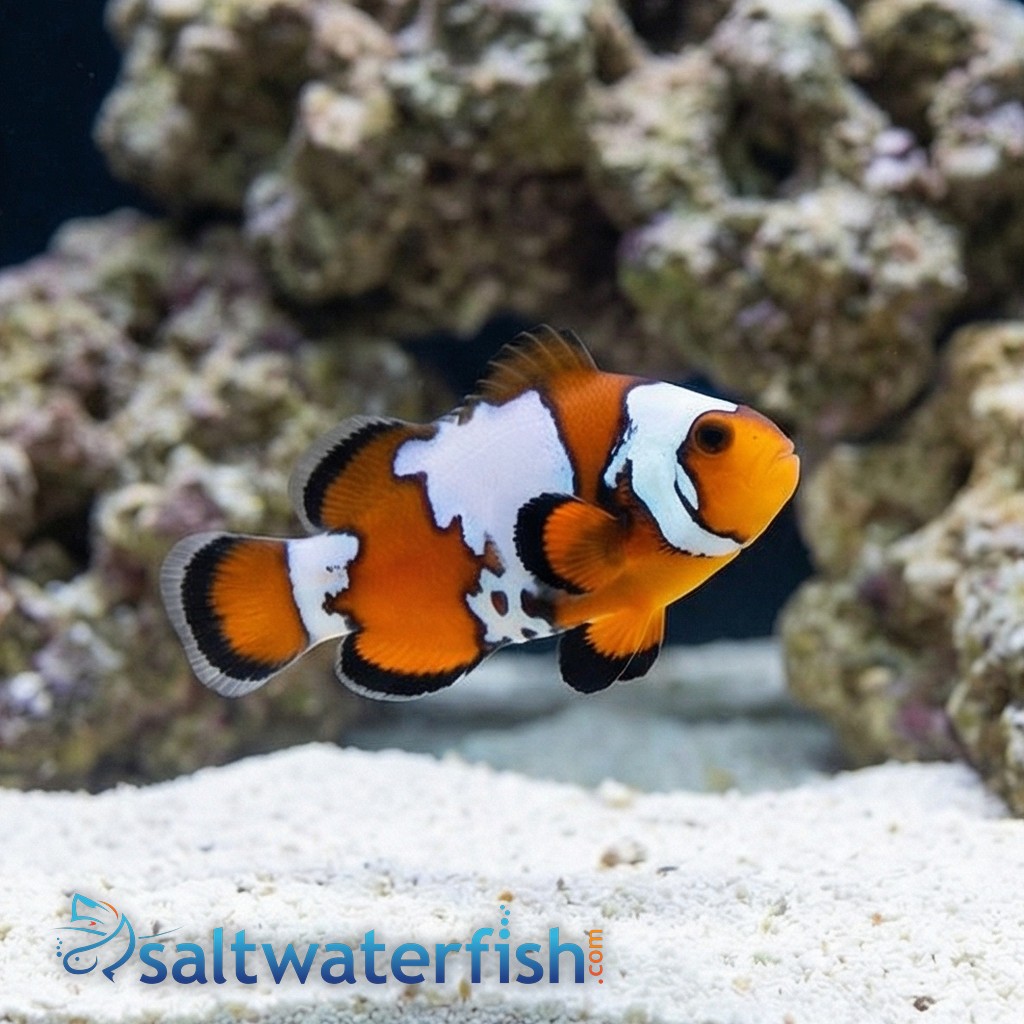 Black Ice Snowflake Clownfish - Captive Bred - QM Labs