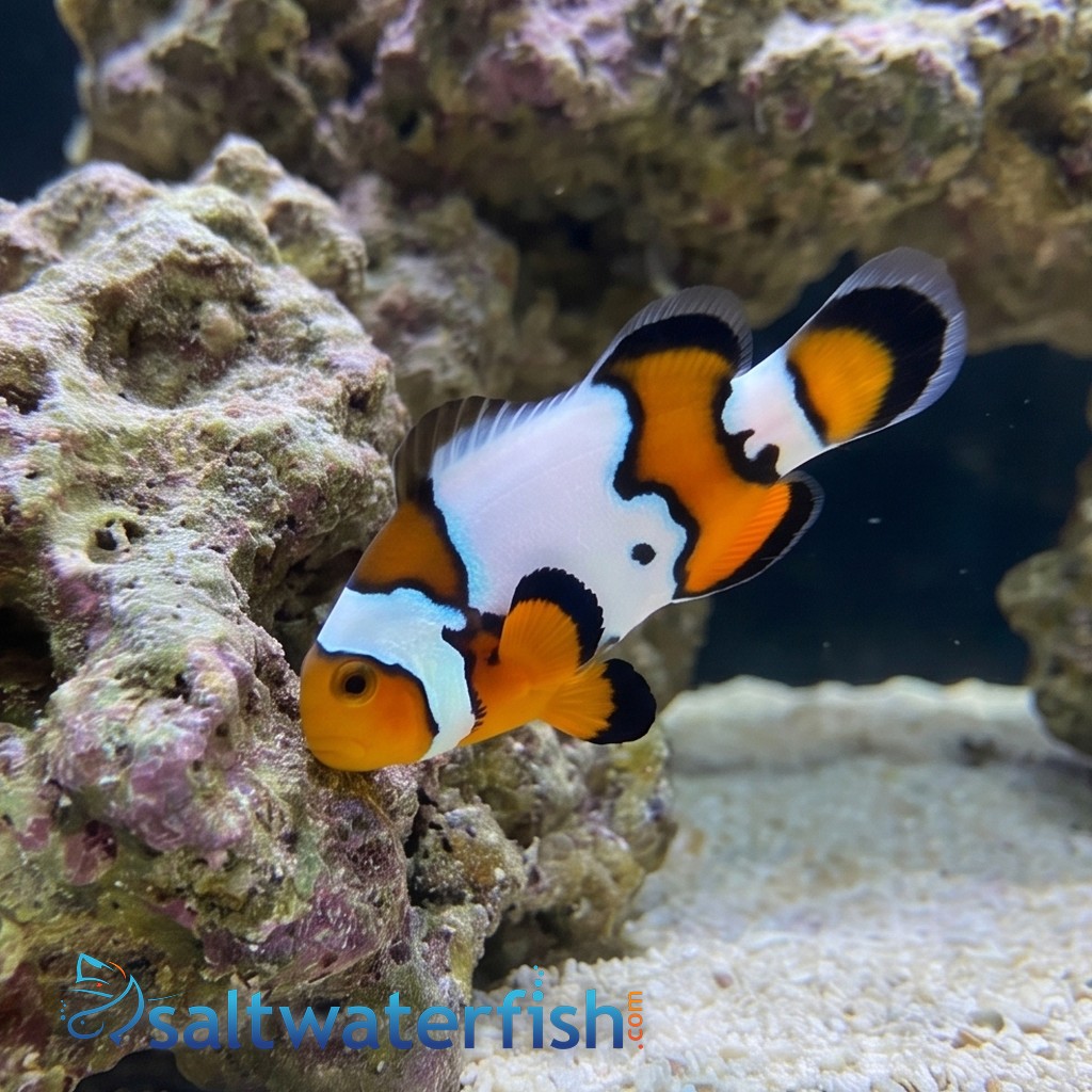 Longfin Snow Onyx Ocellaris - Captive Bred