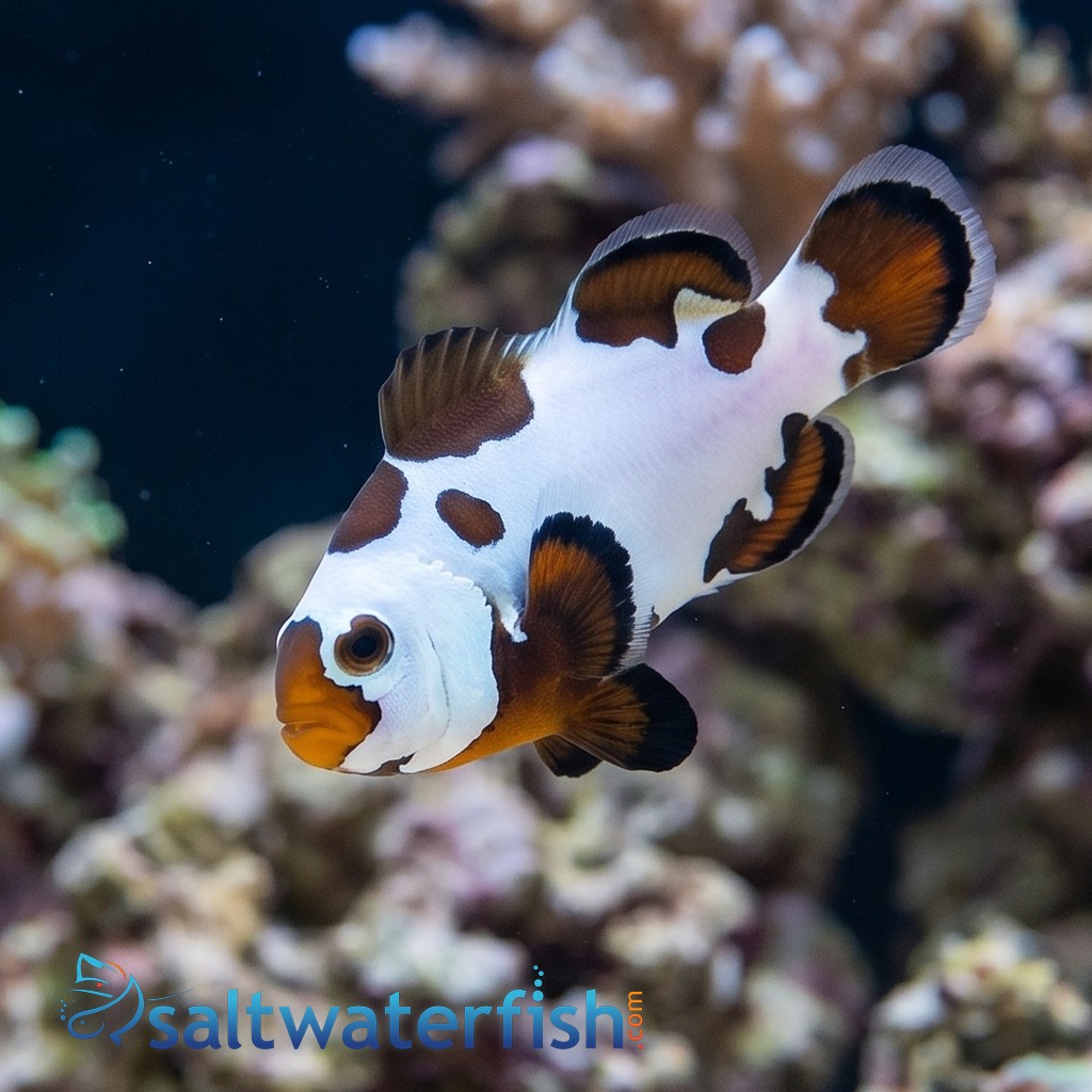 Black Ice Storm Clownfish - Captive Bred