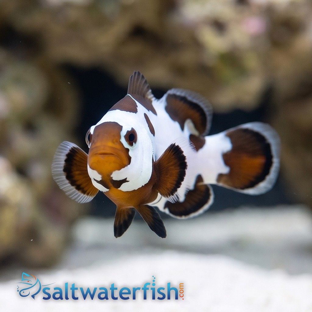 Black Ice Storm Clownfish - Captive Bred