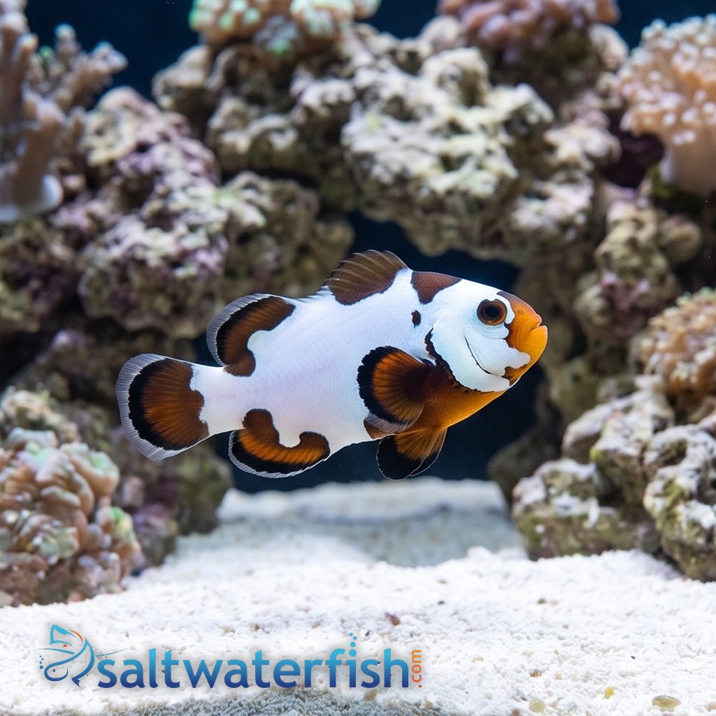 Black Ice Storm Clownfish - Captive Bred