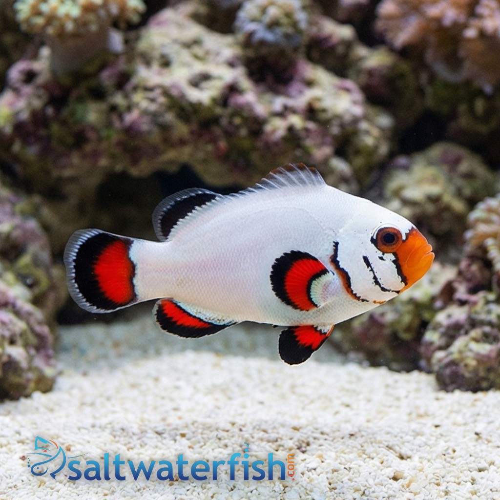 Flurry Snowflake Clownfish - Captive Bred - QM Labs