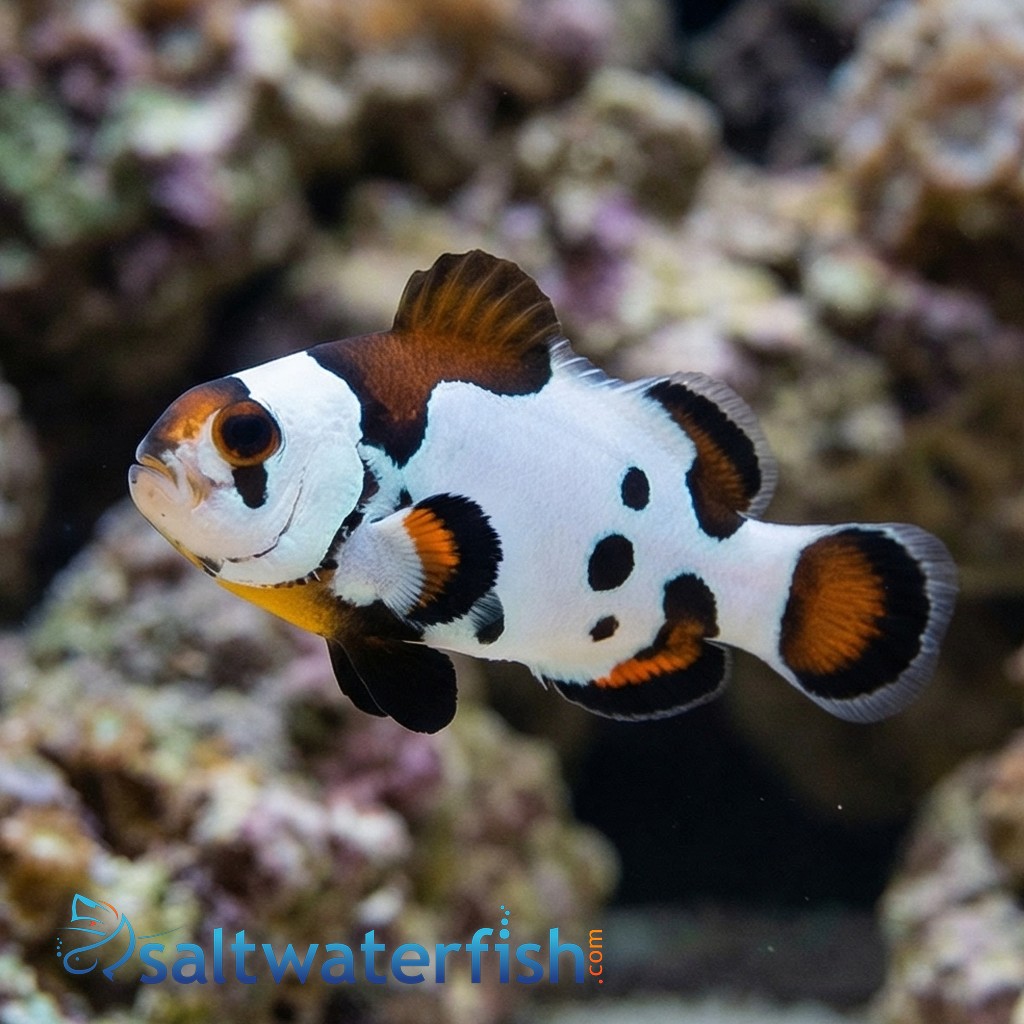 Mocha Storm Clownfish - Aquacultured - QM Labs