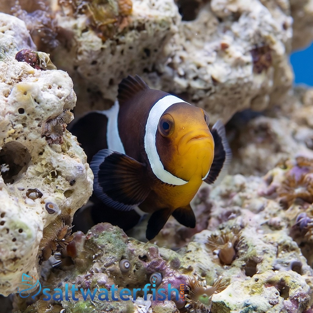 Mocha Ocellaris Clownfish - Captive Bred - QM Labs