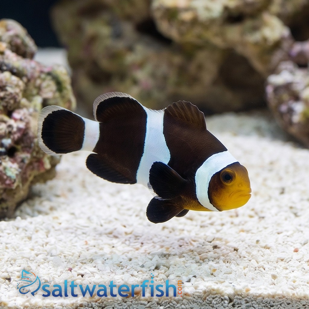 Mocha Ocellaris Clownfish - Captive Bred - QM Labs