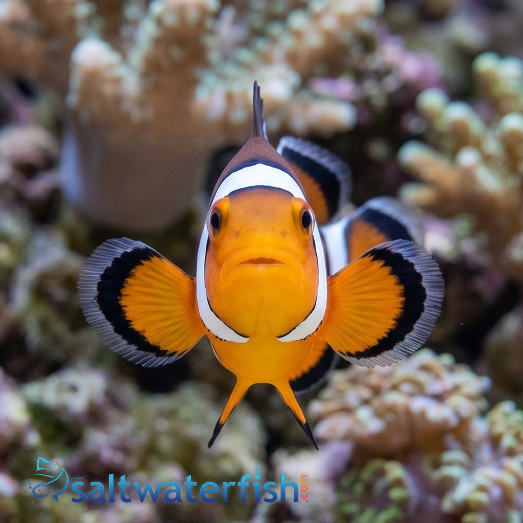 Black Ice Snowflake Clownfish - Captive Bred