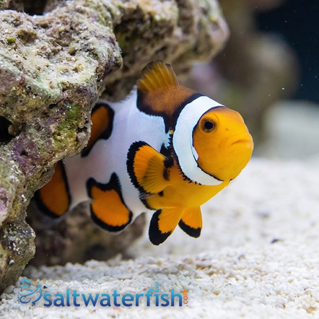 Picasso Percula Clownfish - Captive Bred Grade B