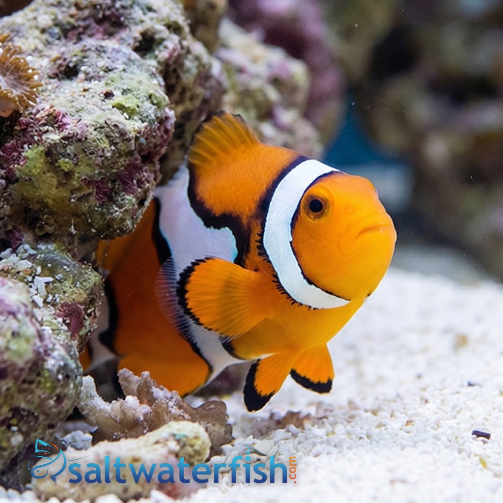 Semi Picasso Percula Clownfish - Captive Bred